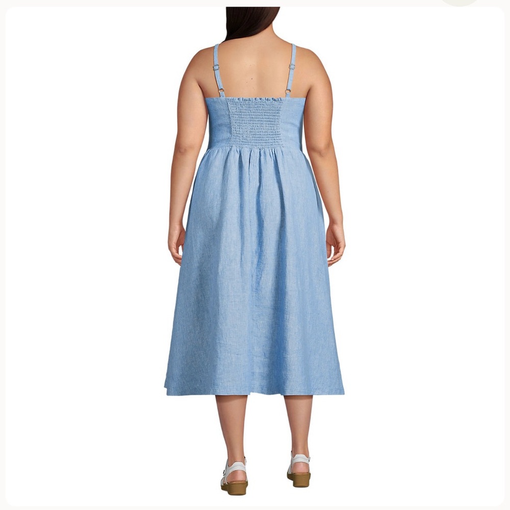 Lands’ End denim maxi dress size 1X - Picture 3 of 10